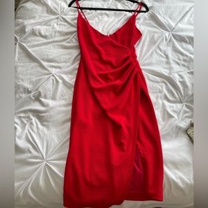 Lulus Red Spaghetti Strap Dress